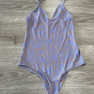 Acacia Swimwear One Piece in Lavender and Gold Stella lining benoa bikini SOLD